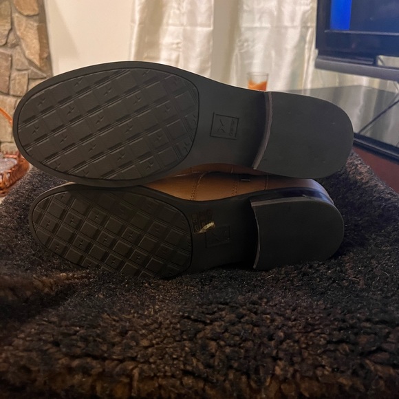 Never been worn Aetrex cognac tall leather ride boot - Picture 2 of 4